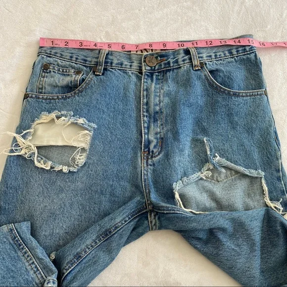 One x One Teaspoon Super Baggy Super Distressed Jeans - Picture 7 of 9